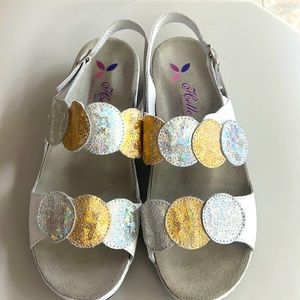 Hello Tula White Slingback Sandal